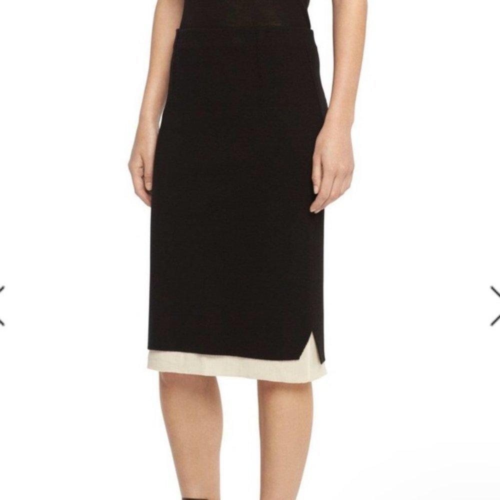 Rag & Bone Aimee Layered Pencil Wool Silk Skirt XS